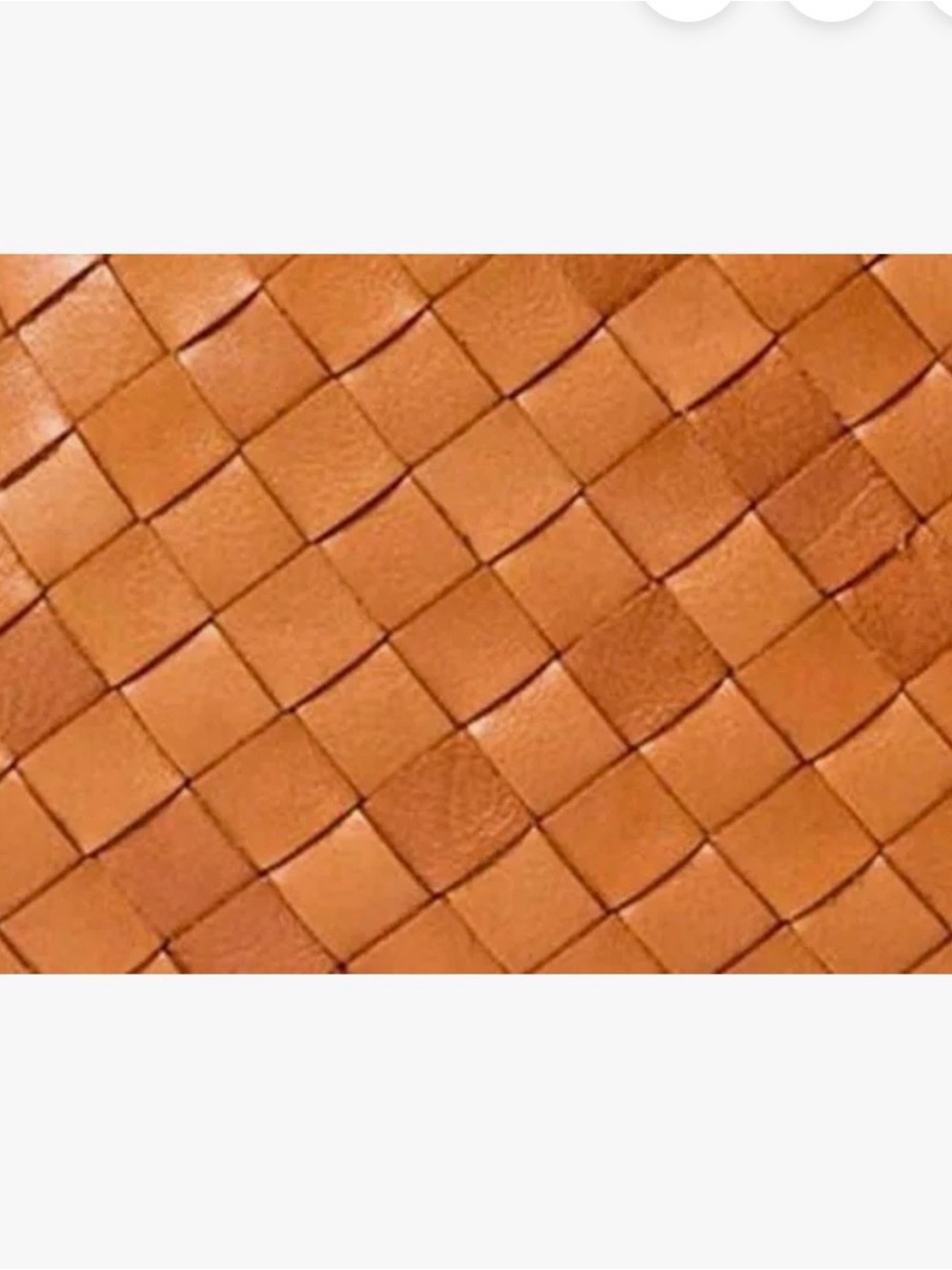 Clare V Woven Leather Shoulder Bag - Tan. Brand new - Picture 4 of 4